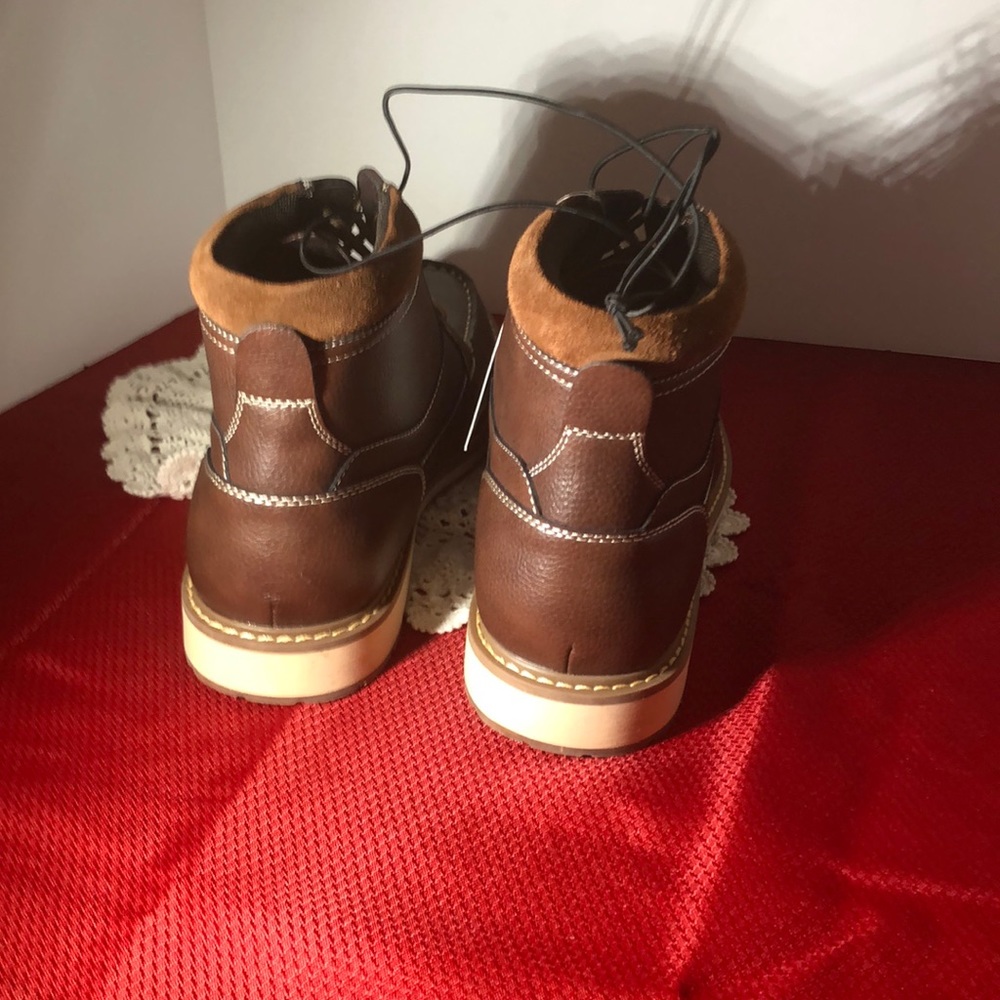 Men’s Jarret fashion boots. brown lace up NWT - Picture 4 of 6